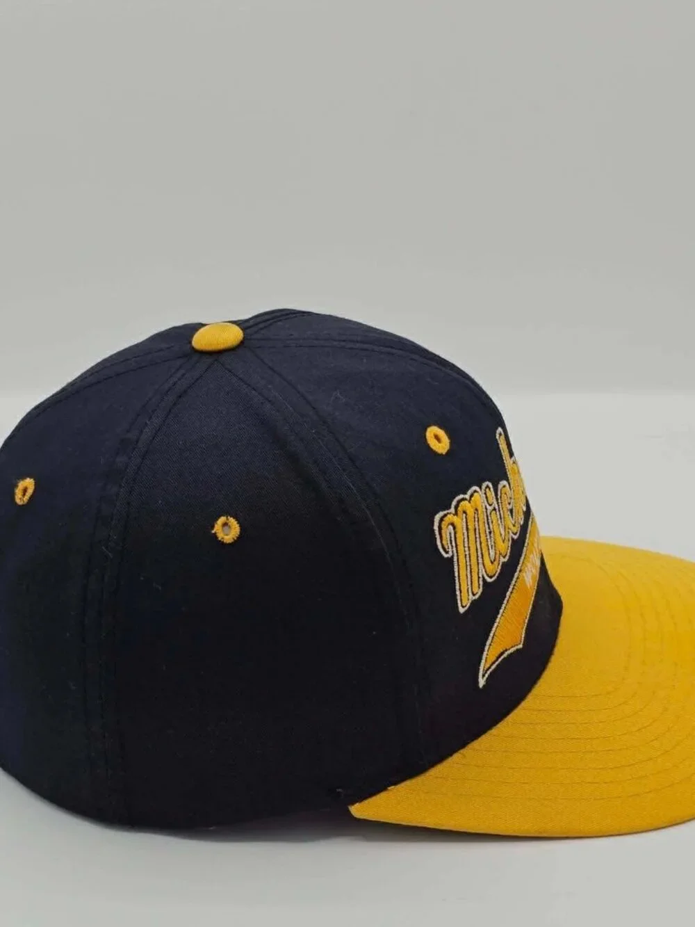 Michigan Wolverines Vintage 90s Starter Tail Sweep Snapback Hat